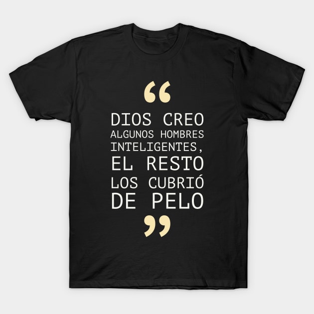 Funny design and phrase for bald men. Para hombre calvo T-Shirt by jjmpubli